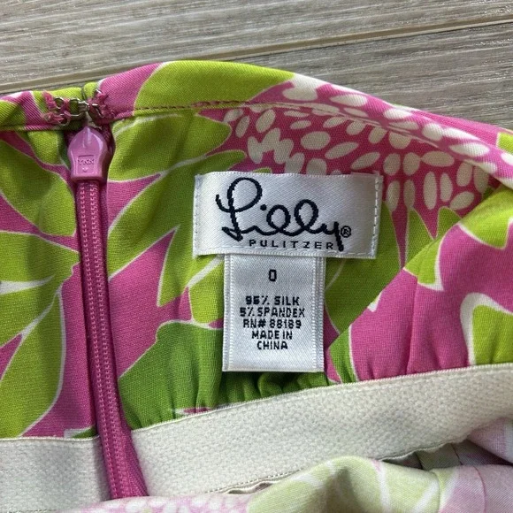 VTG NWT Lilly Pulitzer Size 0 Lena Silk Halter Sunflower Dress Built In Bra - Picture 8 of 15